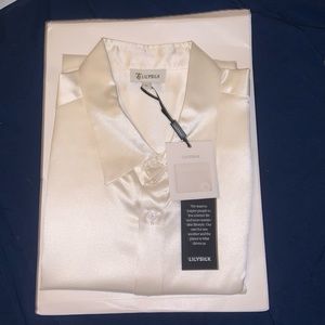 Classic Long Sleeve Silk Shirt For Men. Made By: LilySilk Company